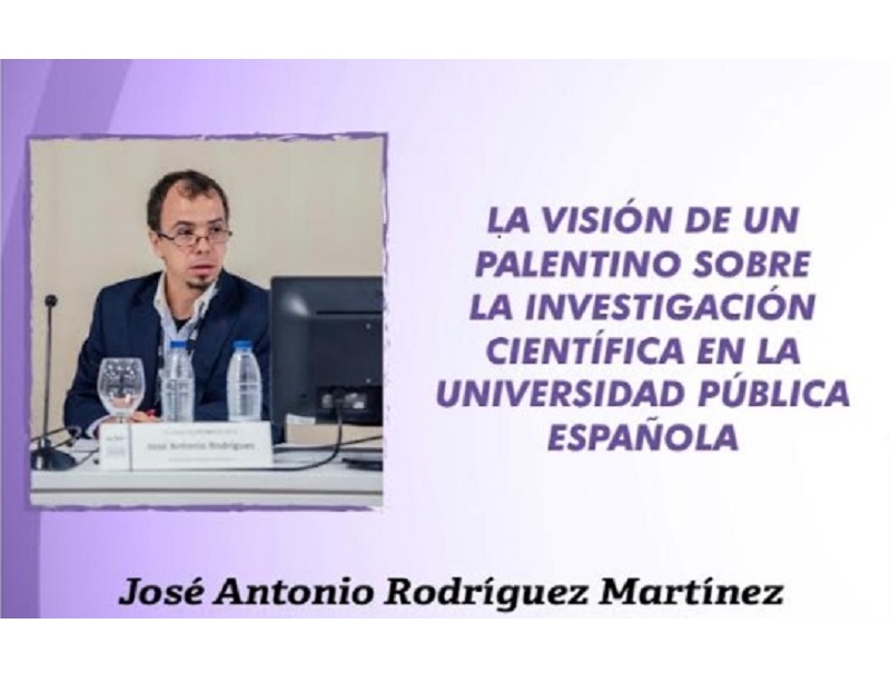 José will give a talk at Ateneo of Palencia