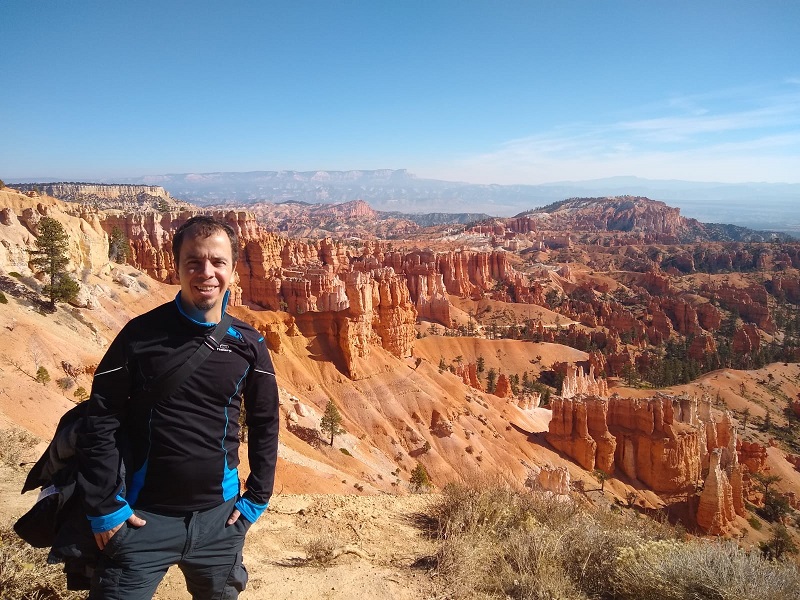 Before attending IMECE 2019, Jose and Ankit visited the inspiration point of Bryce canyon national park…