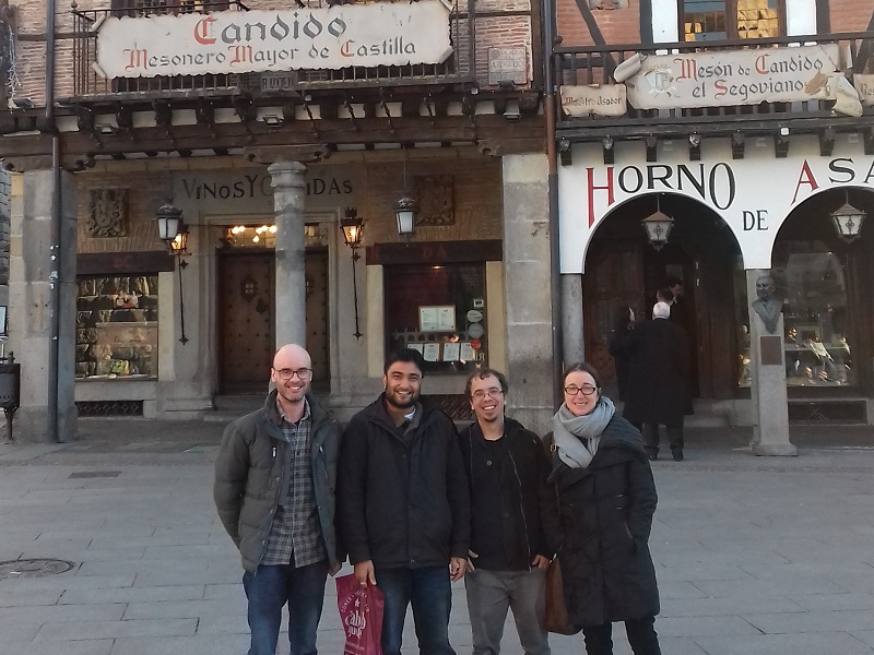 Members of the NSM group in Segovia